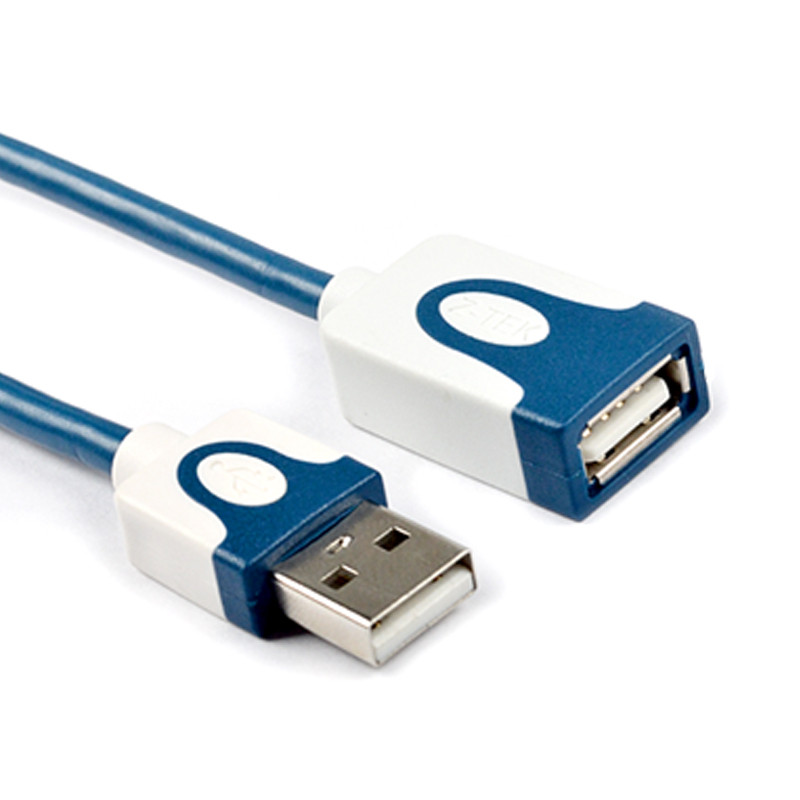 Z-TEK Lite USB2.0 Extension Cable Male to Female Computer U Disk Mouse Keyboard Data Cable ZY149