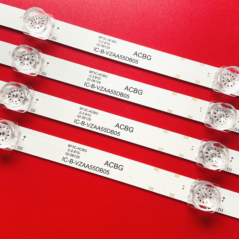 183 ซม.9 ไฟ OD20 3030 2W3V IC-B-VZAA55DB05 Samsung HG55AJ630UJJ Light Bar