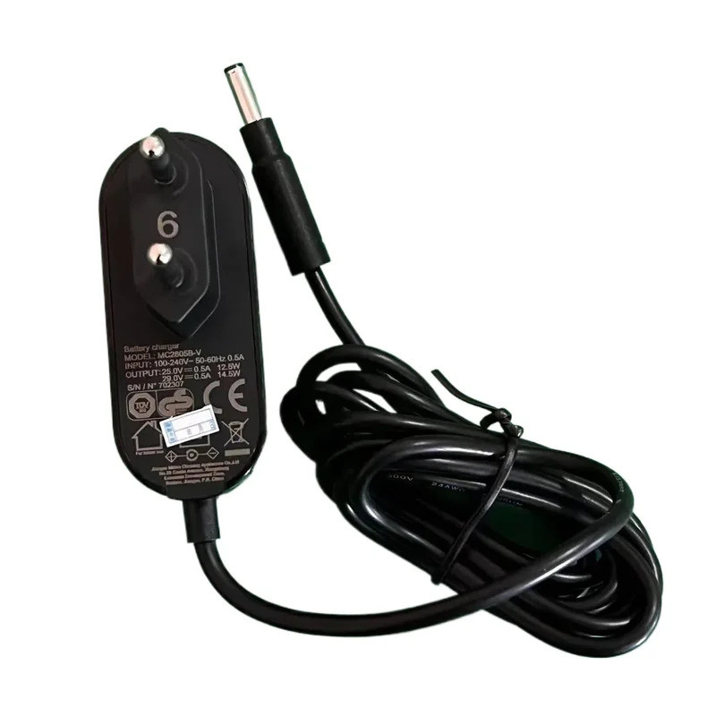 1PC EU Charger สําหรับ Midea เครื่องดูดฝุ่น V5 P5s P6 MC2805B 0.5A 25v