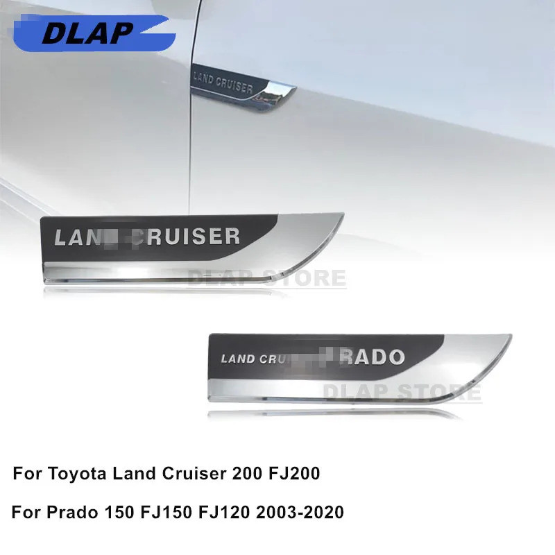 2 ชิ้น/ล็อตสําหรับ Toyota Land Cruiser 200 FJ200 สําหรับ Prado 150 FJ150 FJ120 2003-2020 ABS ด้านข้า