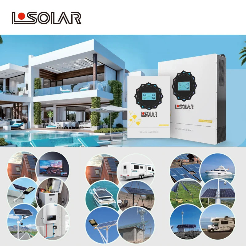 ปรับการออกแบบ US Certification 48V 5KW 8KW 10KW 120v/240v Solar Inverter on Off Grid Srne 120VAC 240