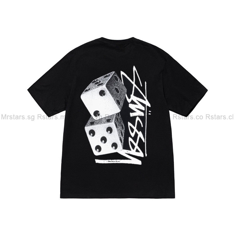 เสื้อยืด STU TALL DICE สีดํา