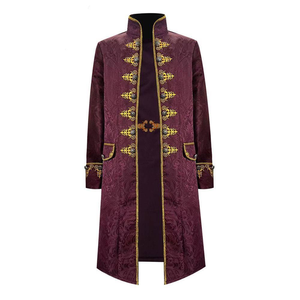 ชุดฮาโลวีน Pirates of the Caribbean Captain Jack เครื่องแต่งกายผู้ชาย ชุดโจร
