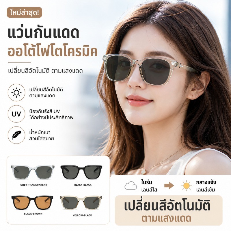 แว่นตากันแดด กันแดด UV400 ทรงกลม สไตล์วินเทจ แฟชั่นเรโทร อนยุคเหมาะสําหรับผู ้หญิงและผู ้ ชาย D387