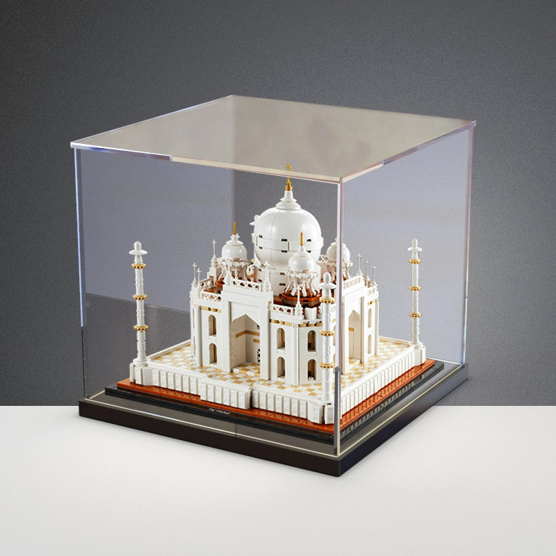🚀 กล่องใส่เลโก้ Lego 21056 Taj Mahal ทัชมาฮาล กล่องอะคริลิคใส ใส่ Labubu Zimomo ตู้โชว์กันฝุ่น