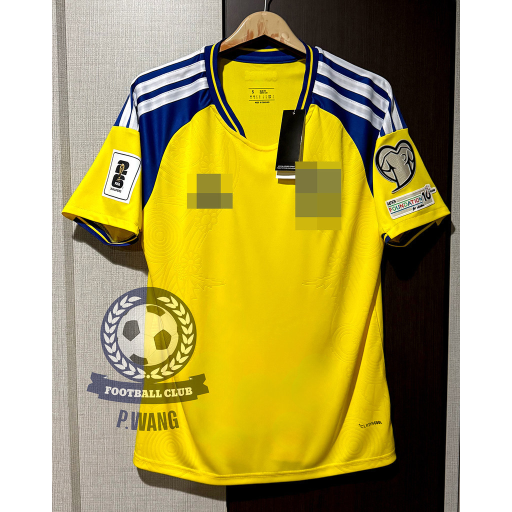 ✨การพิมพ์ 3 มิติ✨Sweden National Team World Cup Shirt 3A Football Fan Grade Home Kit Year Fluorescent Name and Number