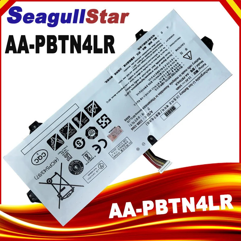 AA-PBTN4LR BA43-00 แบตเตอรี่แล็ปท็อปสําหรับ Samsung NP940X5M-X02US NP940X3M-K01US NOTEBook 9 PRO 15 