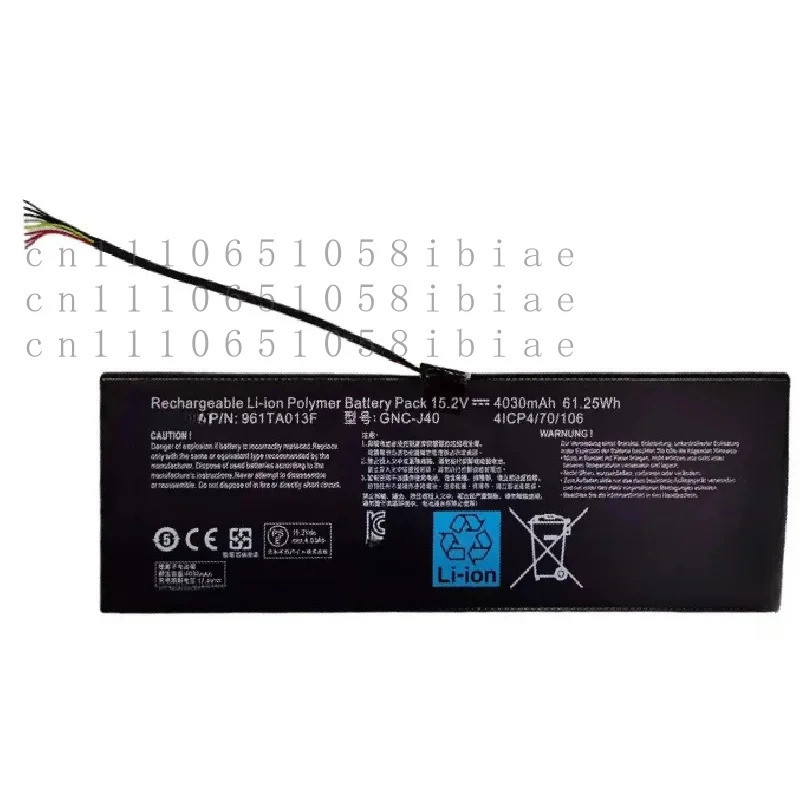 ใหม่ 15.2V 61.25WH GNC-J40 6961TA013F แบตเตอรี่สําหรับ Gigabyte P34W V3 V4 V5 P34K V3 V5 V7 P34F V5 