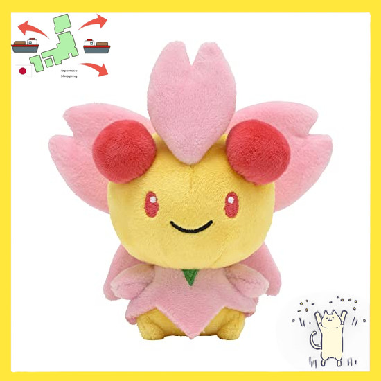 [Japanese Version] Pokémon Center Original Plushie Pokémon fit Chelim (Posi-form) 12 x 13 x 8 (H x W