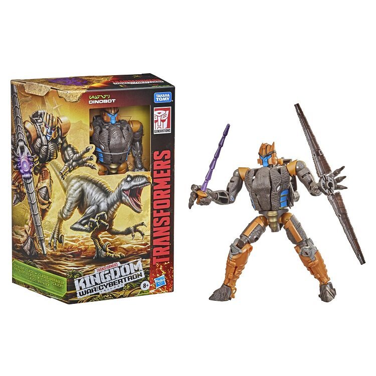 Transformers Kingdom Dinosaur Warriors One Piece V-Class Rhino Warriors Arrows White Tiger Warriors 
