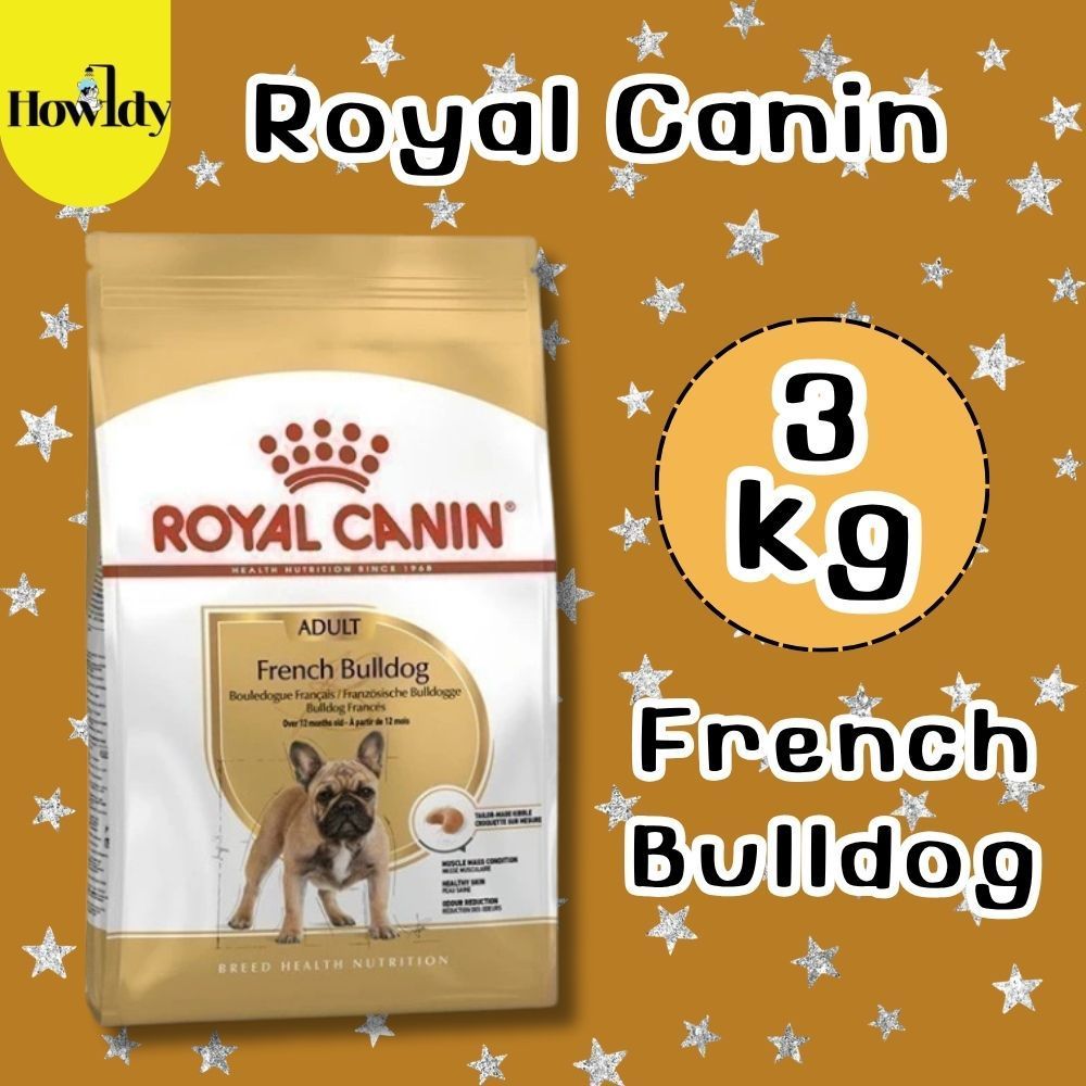 Royal Canin French Bulldog Adult 3kg อาหารเม็ดสุนัขโตพันธุ์เฟรนช บูลด็อก อายุ 12 เดือนขึ้นไป