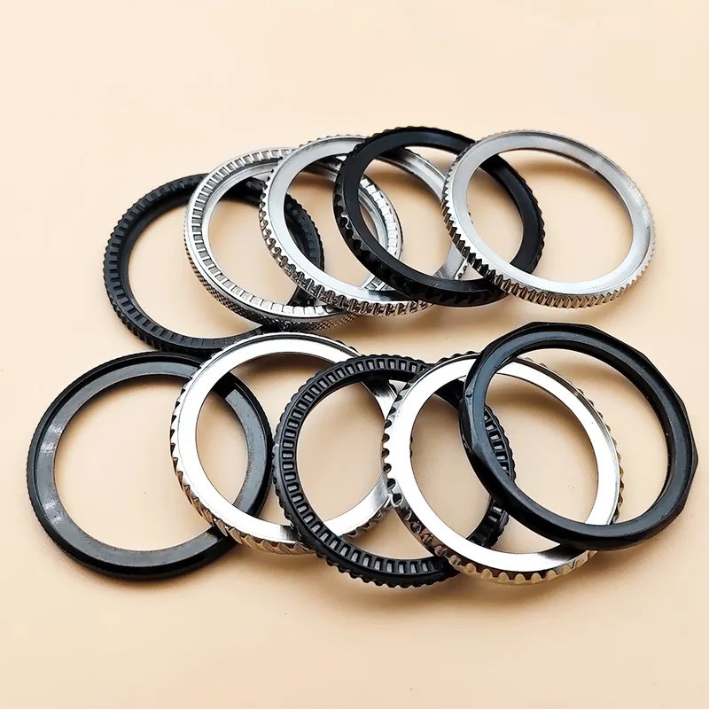 ที่กําหนดเอง 41 มม. SKX007 เหล็ก BEZEL Fit SKX007 SRPD นาฬิกากรณี SKX หมุน BEZEL และฤดูใบไม้ผลิอะไหล