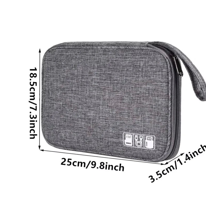 NNBILI Digital Gadget Storage Bag Organizer Case for USB Charger Phone Headphone thumbnail 6