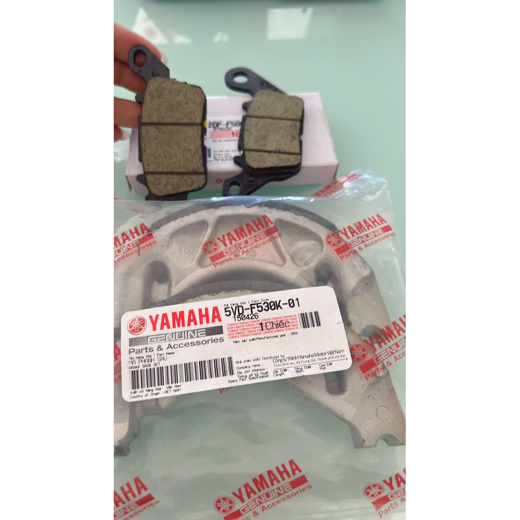 ผ้าเบรคหน้าและหลัง Yamaha ของแท้สําหรับ Janus