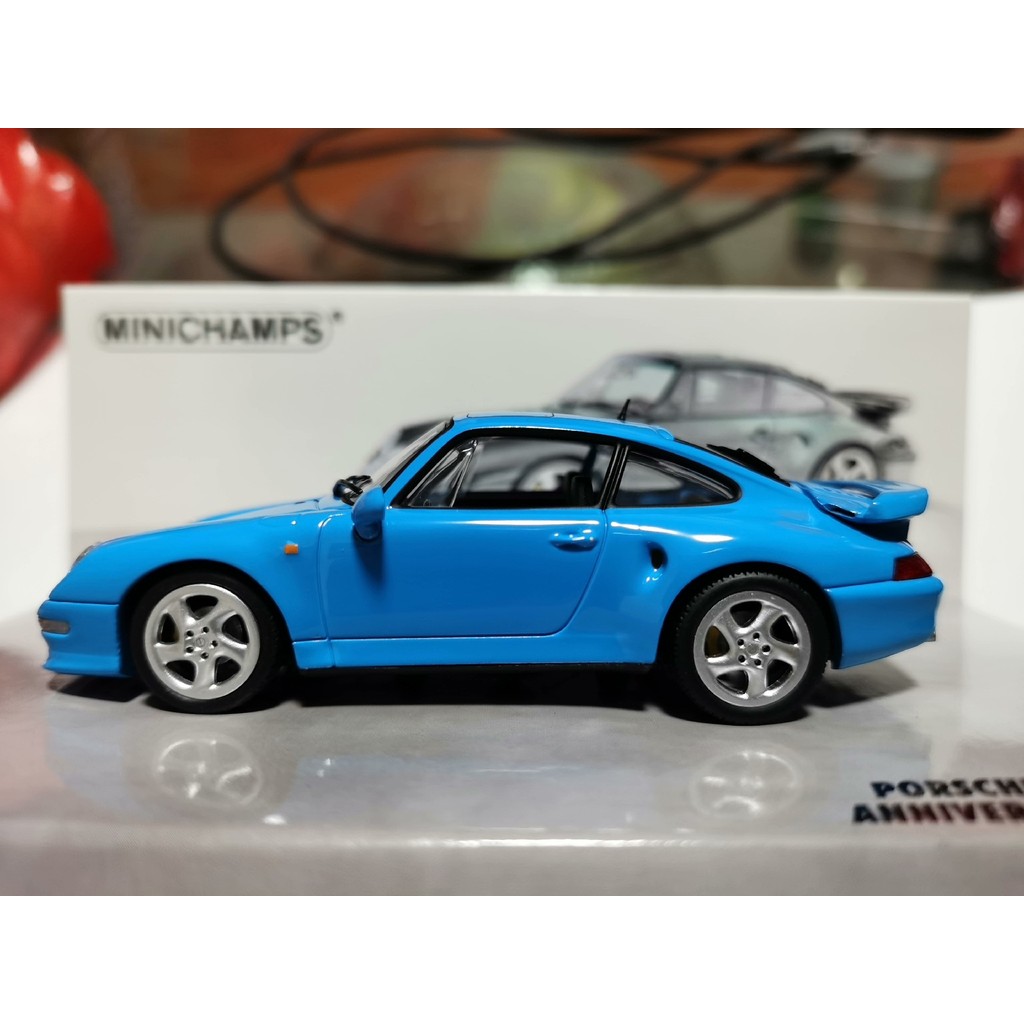 [คลังสินค้าพร้อม 1 ชุด] 1: 43 Mini Cut Porsche 993 turbo s 3.6
