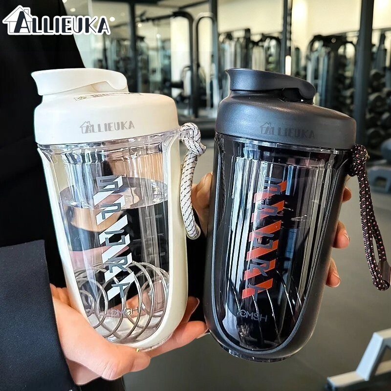 Allieuka แก้ว﻿ แก้วเชคโปรตีน 590ml พกพาสะดวก ใช้ชงเวย์ไม่เป็นก้อน ปราศจาก BPA เพื่อนักกีฬาและคนรักสุขภาพ