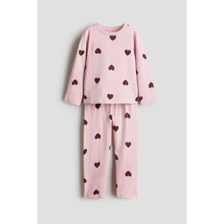 H&M(เอชแอนด์เอ็ม) ชุดนอนผ้าฝ้ายพิมพ์ลาย เด็กหญิง 1342754_1