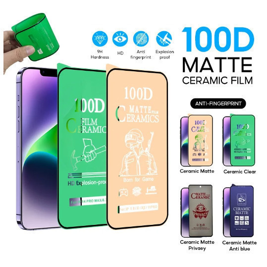 X PECAH ป้องกันหน้าจอสําหรับ Cubot A40 P90 Max 5 เซรามิคความเป็นส่วนตัว Matte Anti Blue Clear