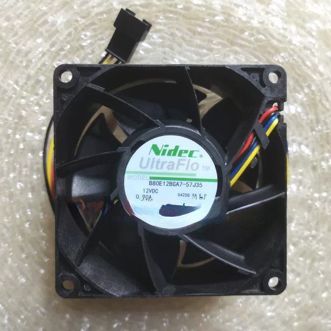 พัดลมระบายความร้อนโปรเจคเตอร์ ยี่ห้อใหม่ Original NIDEC B80E12BGA7-57J35 12V 0.9A 8038