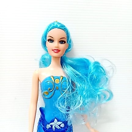 ตุ๊กตา ของเล่น นางเงือก ใส่ถ่าน มีไฟ DOLL MERMAID ตุ๊กตา นางเงือก สูง 32 ซม.แขน งอได้ สินค้า ตรงปก