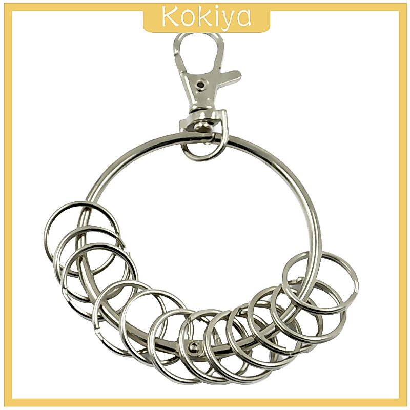 [KOKIYA] พวงกุญแจอัลลอย ทรงกลม ขนาดใหญ่ สําหรับเจ้าของบ้าน