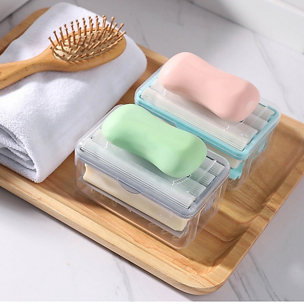 ปลีก/ส่ง กล่องจ่ายสบู่พรีเมี่ยม พร้อมลูกกลิ้งฟันเลื่อย กล่องสบู่โฟม กล่องสบู่ล้างจาน พร้อมรูระบายน้ํา และสปริง