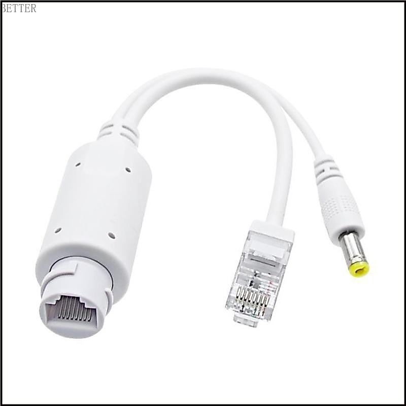 Bett กลางแจ้ง Ready 48V ถึง 12v poe Splitter Adapters IEEE802 3af สําหรับกล้องเฝ้าระวัง 12v ไม่ใช่-poe อุปกรณ์ใช้