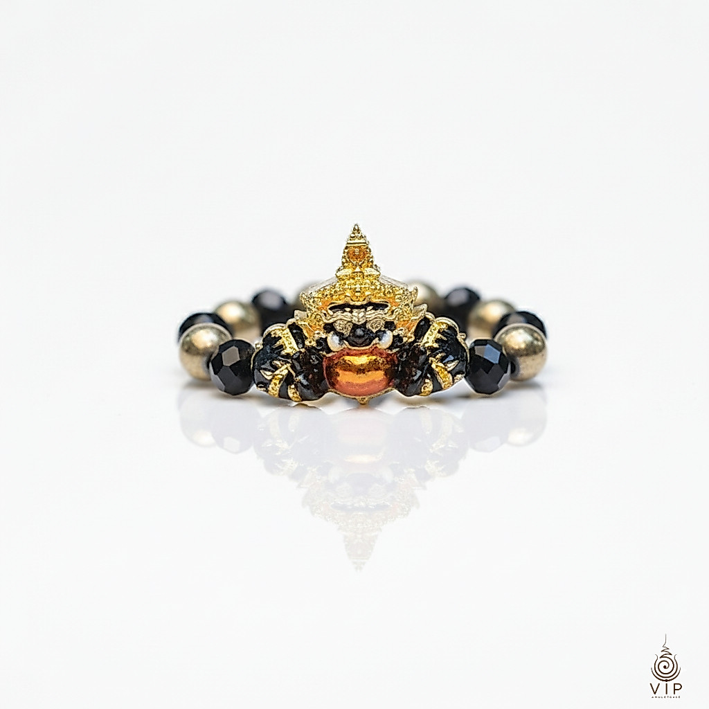 ✨ พระราหูจิ๋ว อาจารย์พล 🌑 คุ้มดวง โชคลาภ | Mini Rahu Amulet ✨ | 小罗睺佛牌 招财护身 🧿
