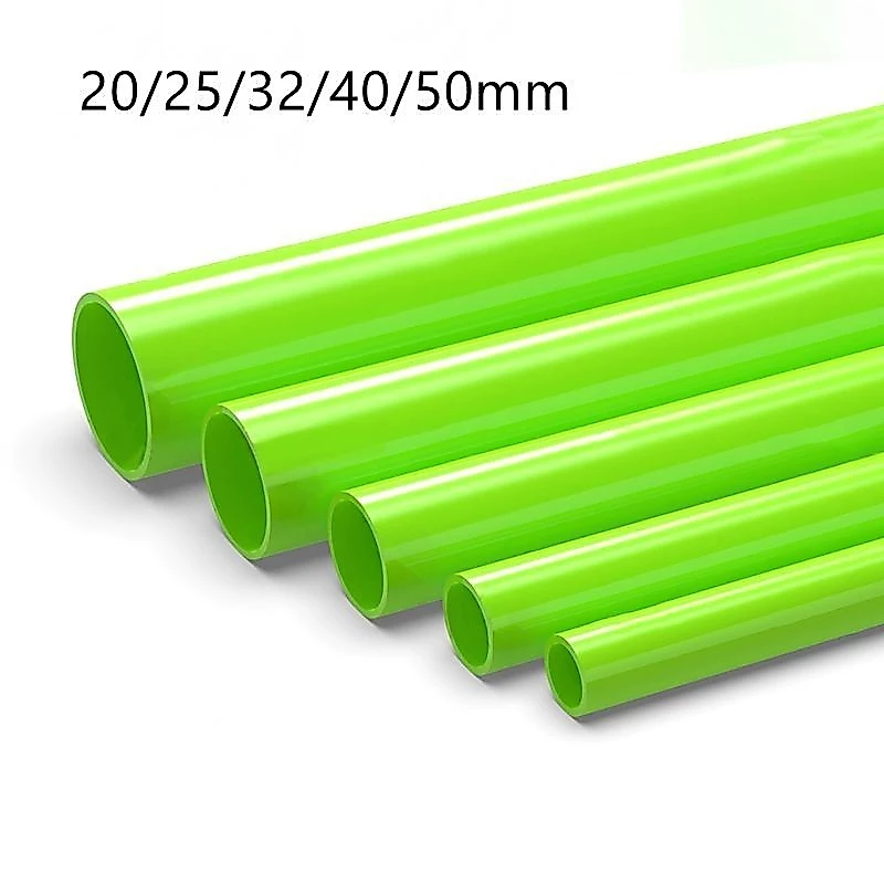 ท่อ PVC สีเขียว ตู้ปลา ยาว 50ซม./1ม. OD 20-50มม.