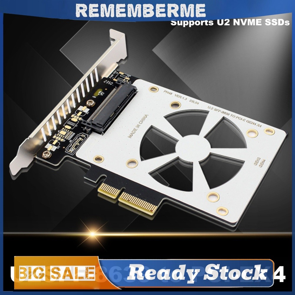 U.2 SFF-8639 ถึง PCI-EX4 การ์ดขยาย X4/X8/X16 สล็อต PCI-E อะแดปเตอร์ขยายการ์ด Riser การ์ด PCI-E GEN3 