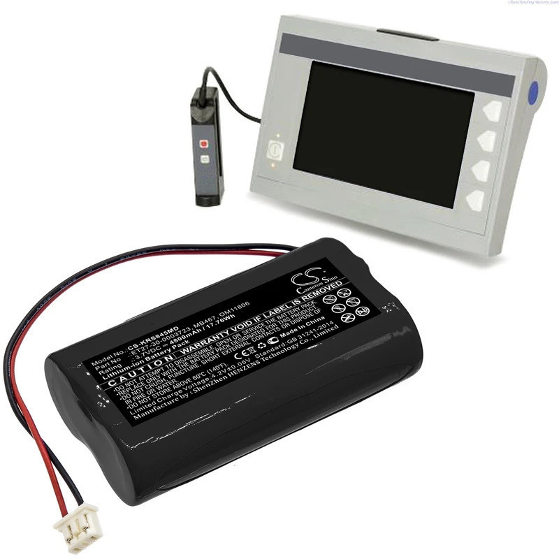 3.7V 4800mAh แบตเตอรี่ทางการแพทย์ MB467 OM11806 30.003 ET27-30-0003723 สําหรับ KARL STORZ C-MAC 8401