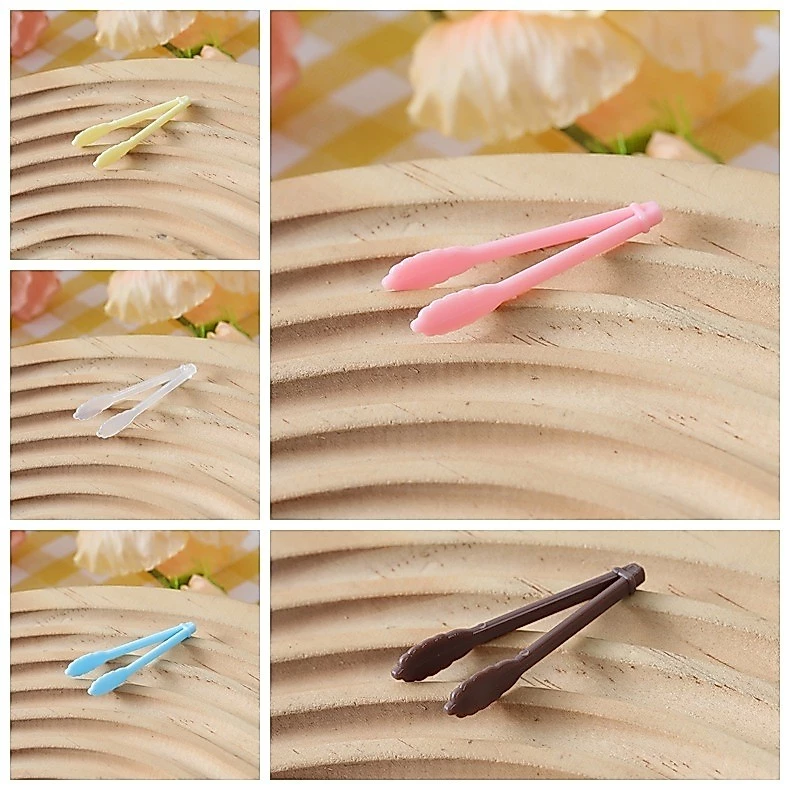 ไม้คีบหนีบพลาสติกพีวีซีของเล่นจำลองแพ็คละ 10 ชิ้น