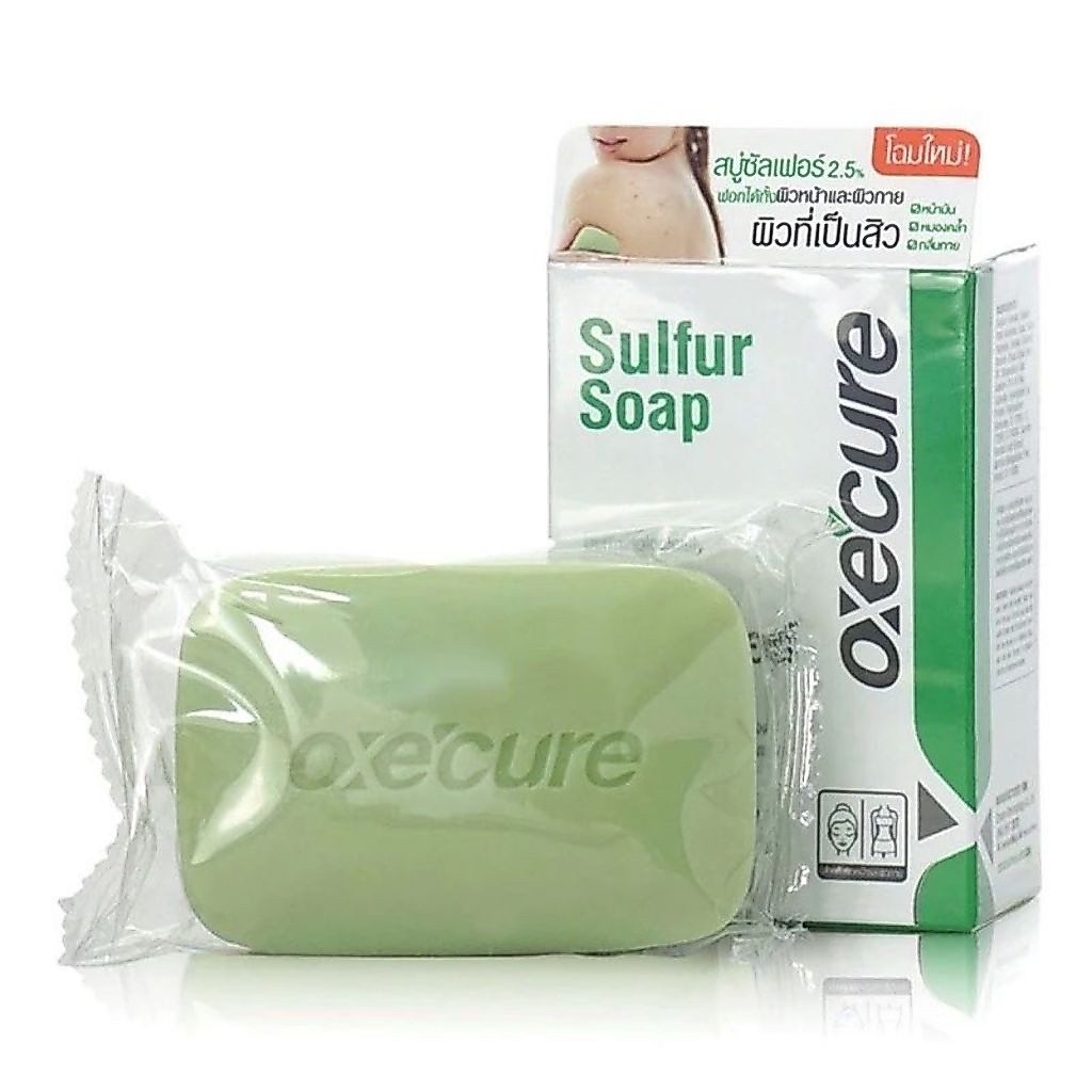 สบู่ อ็อกซีเคียว ซัลเฟอร์ โซบ ก้อนใหญ่100g