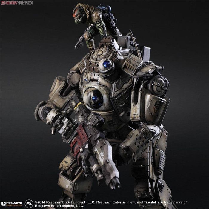 P PA สินค้าเกมดัดแปลง Titanfall Titanfall Joint Movable Atlas รูป Dark s