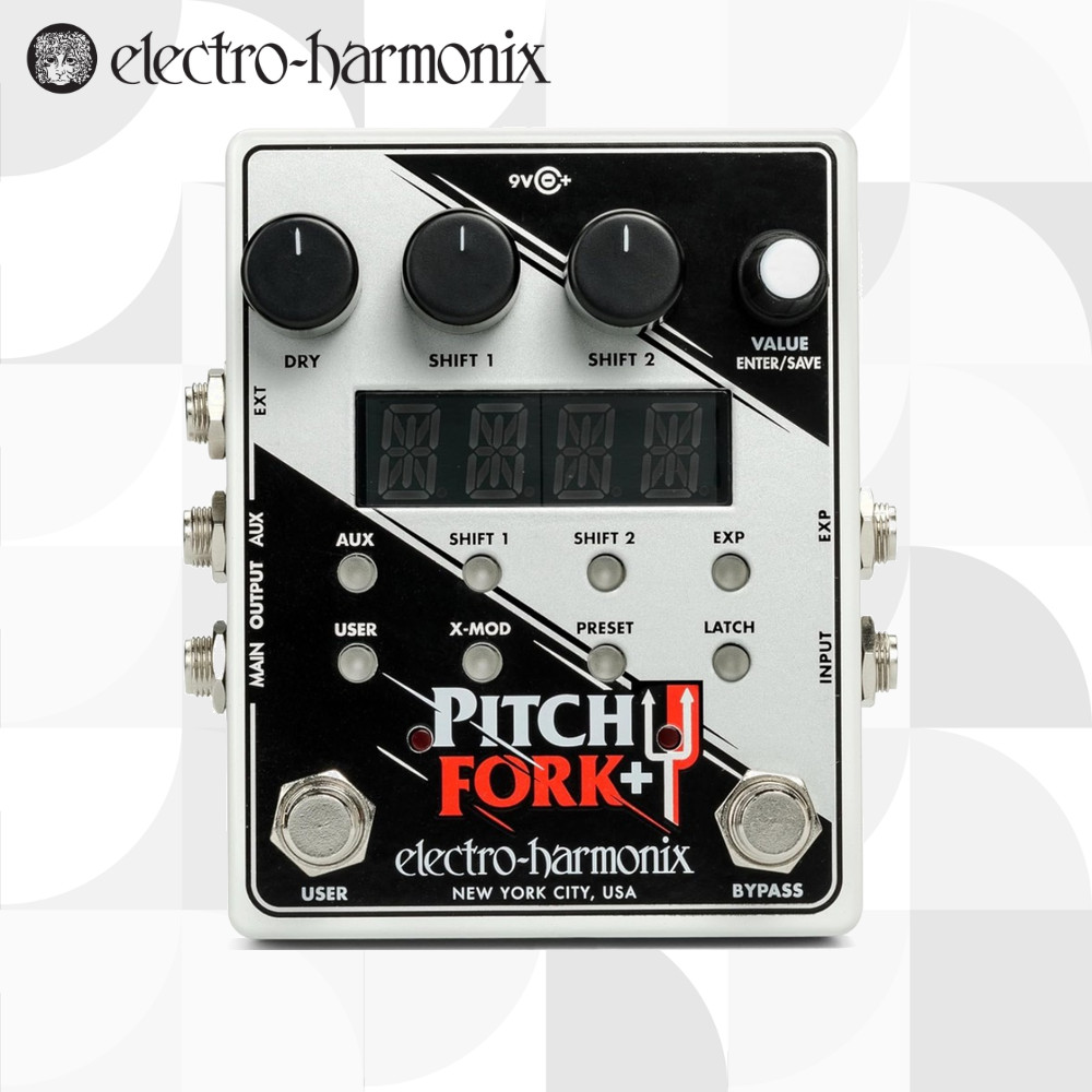 electro-harmonix Pitch Fork+ Shifter Guitar/Bass Effects Pedal เอฟเฟกต์กีตาร์/เบส【ส่งตรงจากญี่ปุ่น】