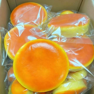 ของเล่นหยิก Squishy ขนาดใหญ่จําลองชีสเค้กบีบของเล่นเด็กช้า ตกแต่งสมจริง ขนมปังตลก ช่วยคลายเครียด