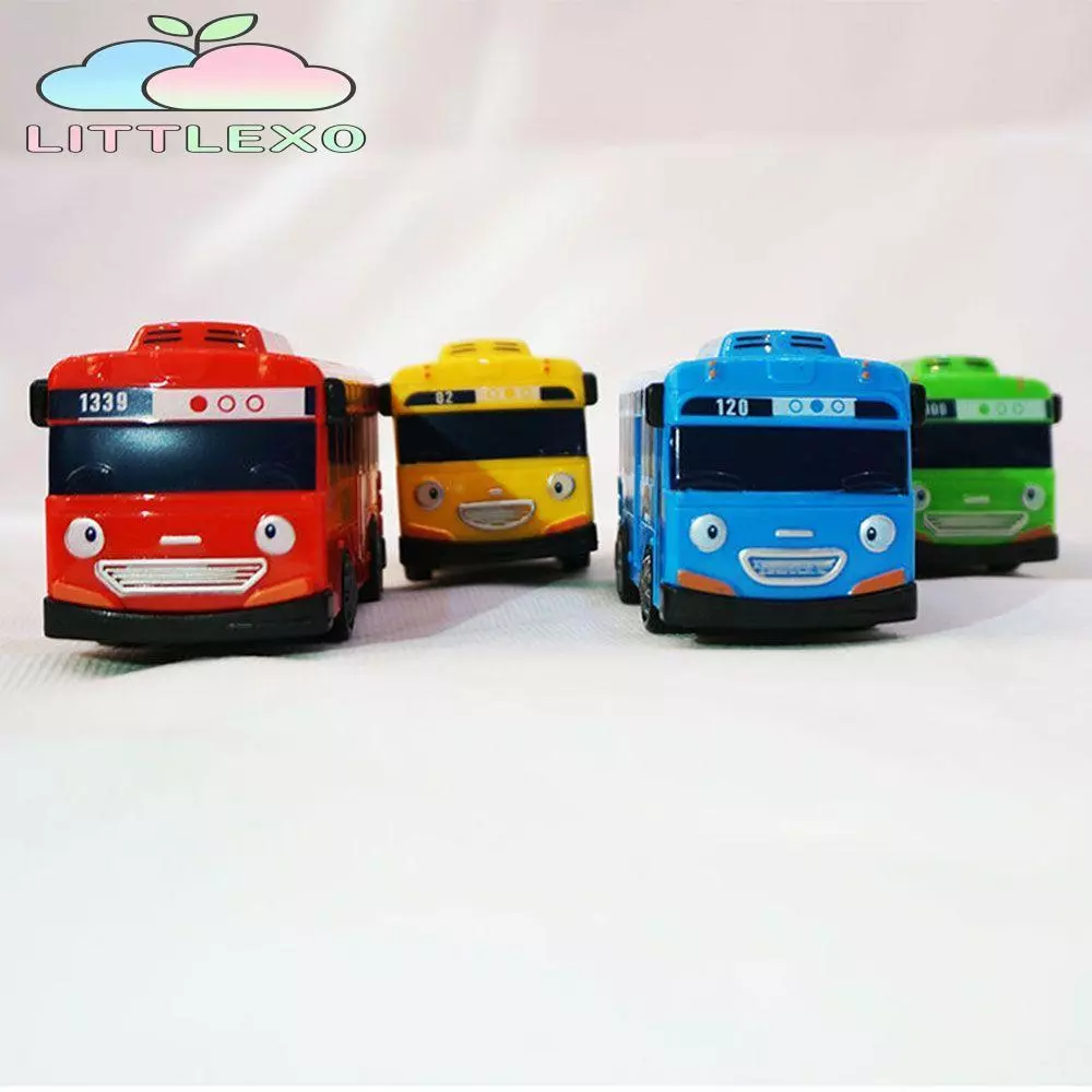 LITTLEX TAYO รถรถบัสสําหรับเด็ก ของขวัญวันเกิดตัวน้อย โมเดล Buses