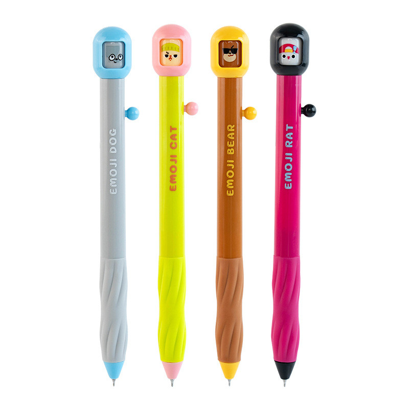 [คลังสินค้าพร้อม] Yiulin 2C ปากกาแขวนหน้าแสนสนุก Decompression ความคมชัดสูงสีตัดกัน CS Double-Bead Q