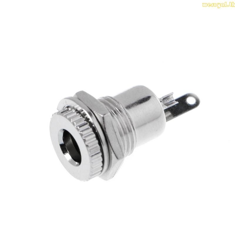 Weroyal 5 5 มม. x 2 1 มม.สําหรับ DC Power Jack Socket Female Panel Mount Connector