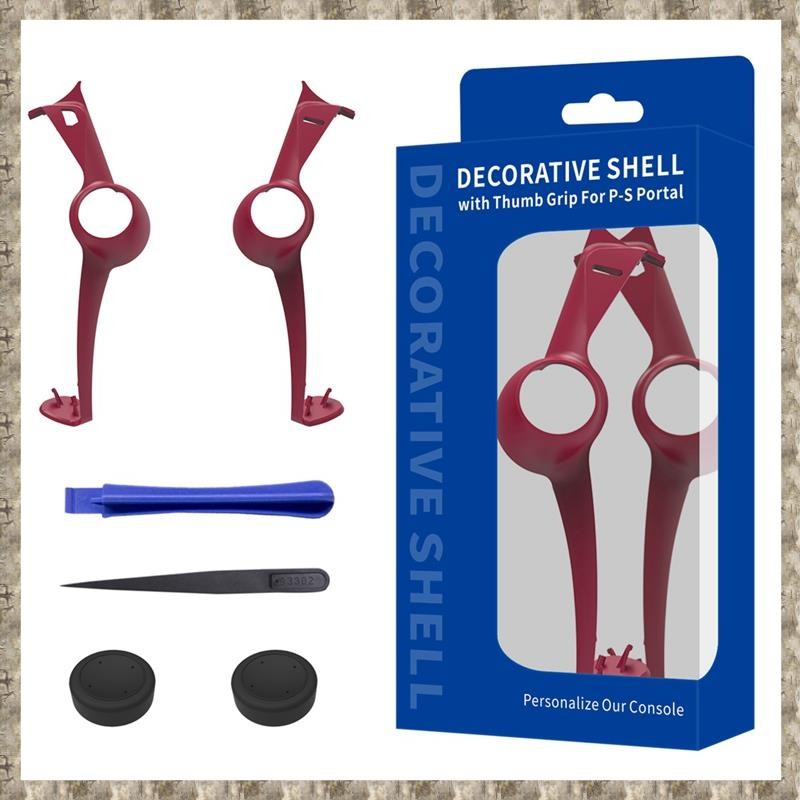 [uhktyltui123.th] เคสมือถือสําหรับ Portal Handheld Replacement Decor Strip Protective Case with 2 Rocker Caps Handheld Accessory