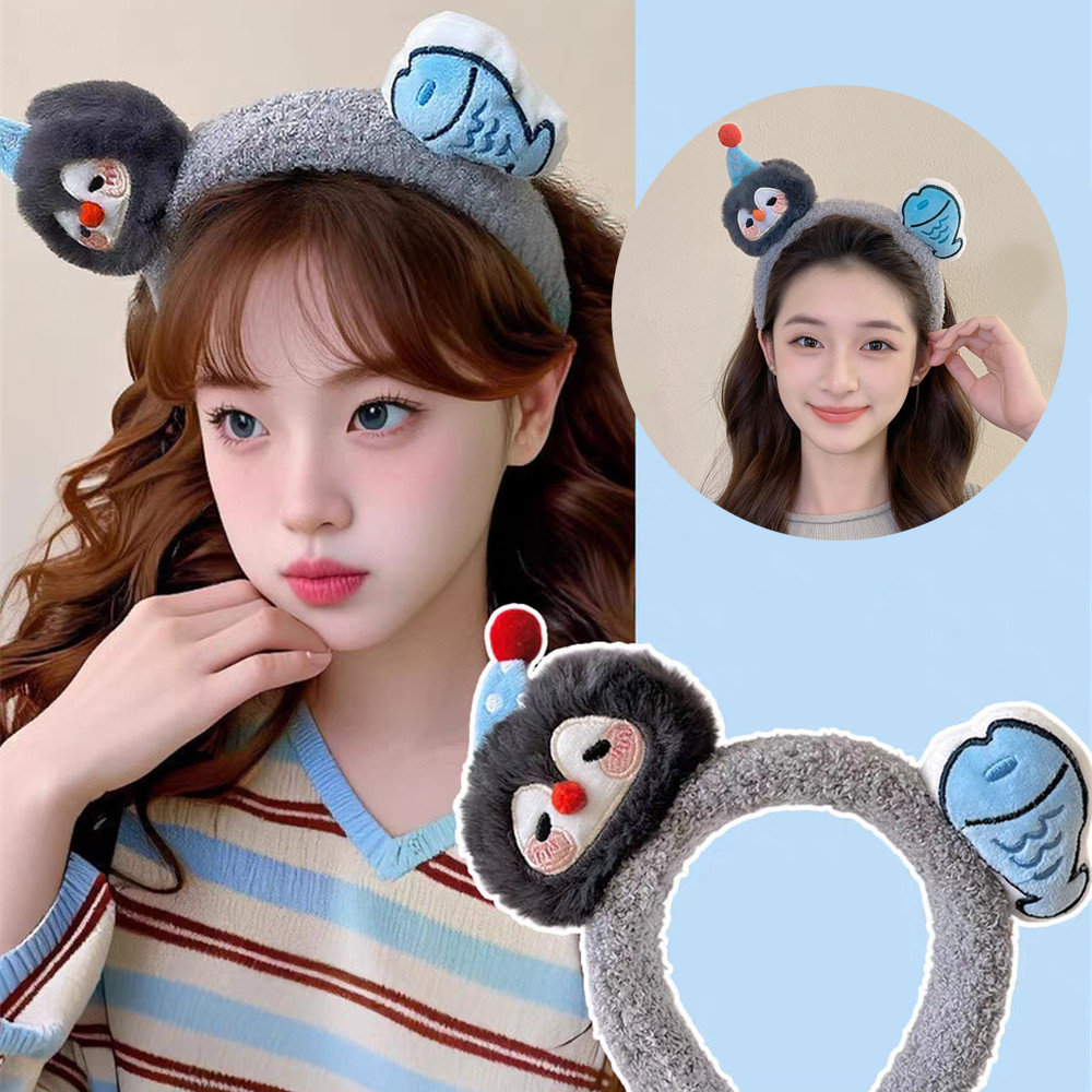 ที่คาดผมตุ๊กตาปลาเพนกวินน่ารัก ออกแบบสำหรับสาวๆ ใช้ได้ทั้งถ่ายภาพและเป็นอุปกรณ์เสริมความสนุก
