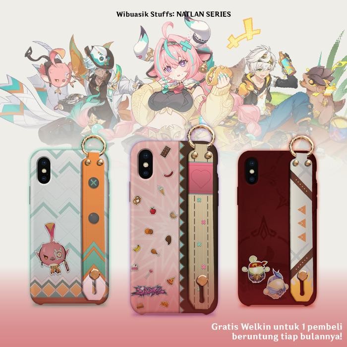 GENSHIN NATLAN SERIES 2 CASING - เคสโทรศัพท์ CUSTOME - PREMIUM CASE - CUSTOME ANIME CASE - Ifa, Blac