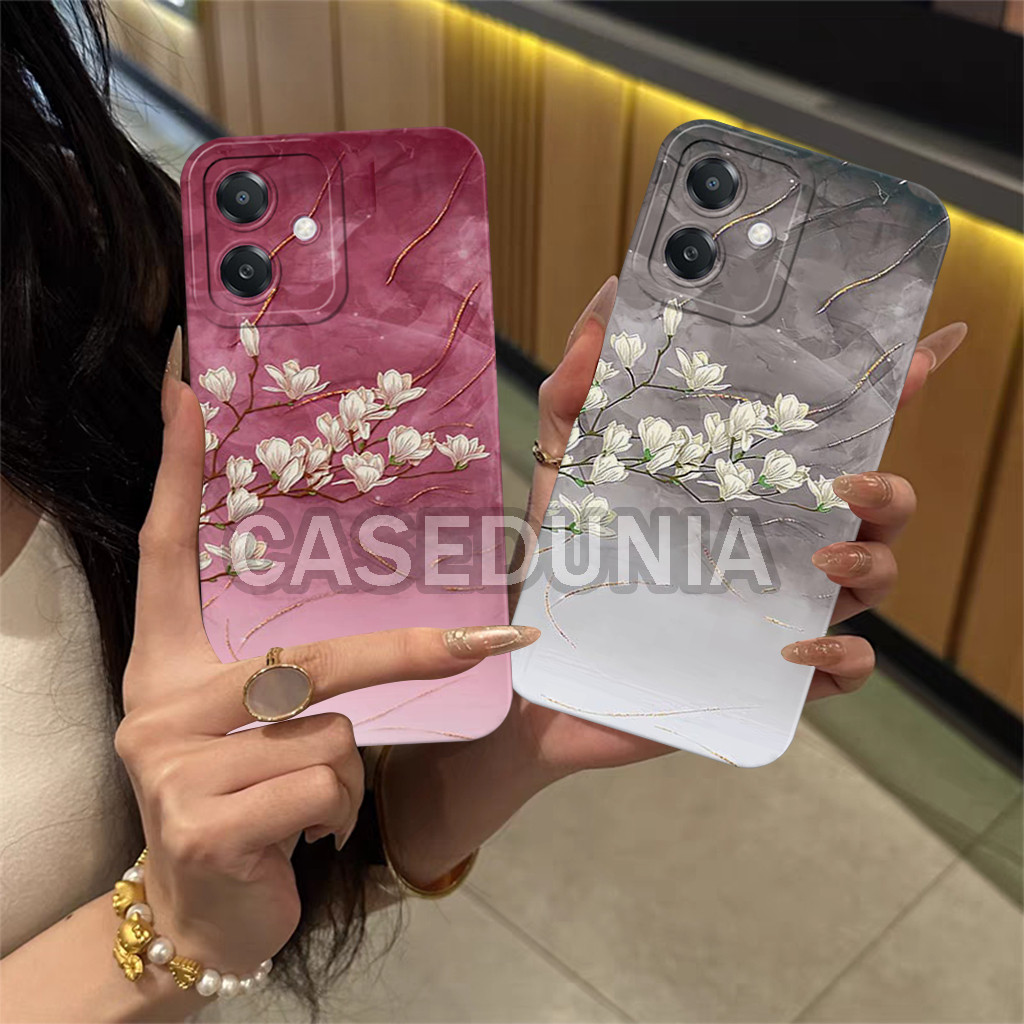 เคส Oppo A5i 4g 2025 - เคส Oppo A3 A3x A5 Pro 4g 5g - เคส Softcase ล่าสุด Floral Motif - เคส Procame