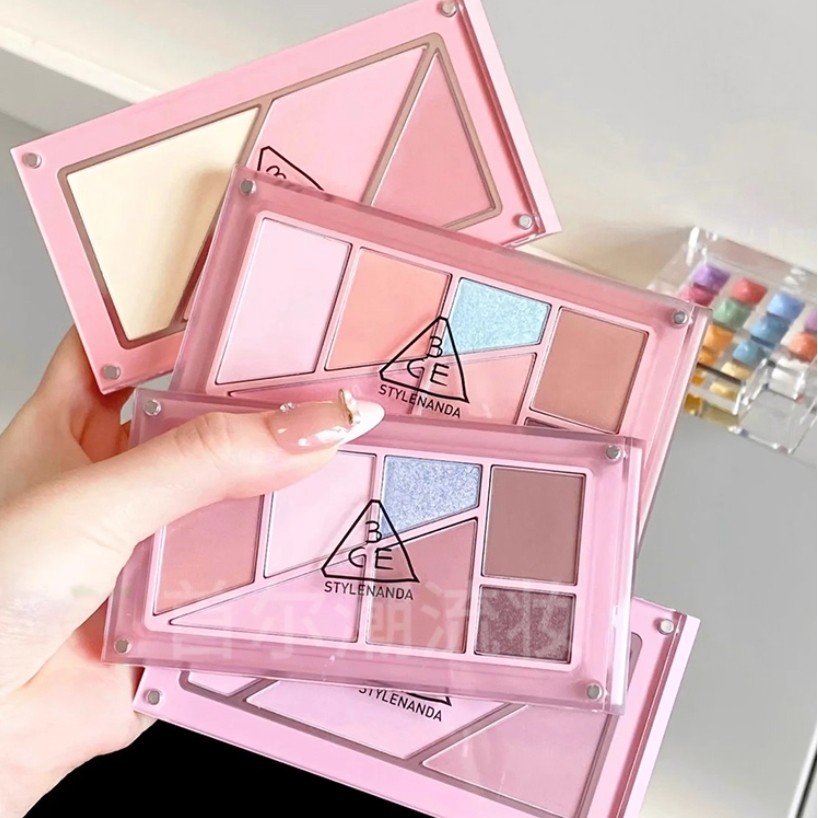 3 * C * E Die Le Blush Eyeshadow Palette Multicolor Combine Contouring Palette 01#02#03#04#05#