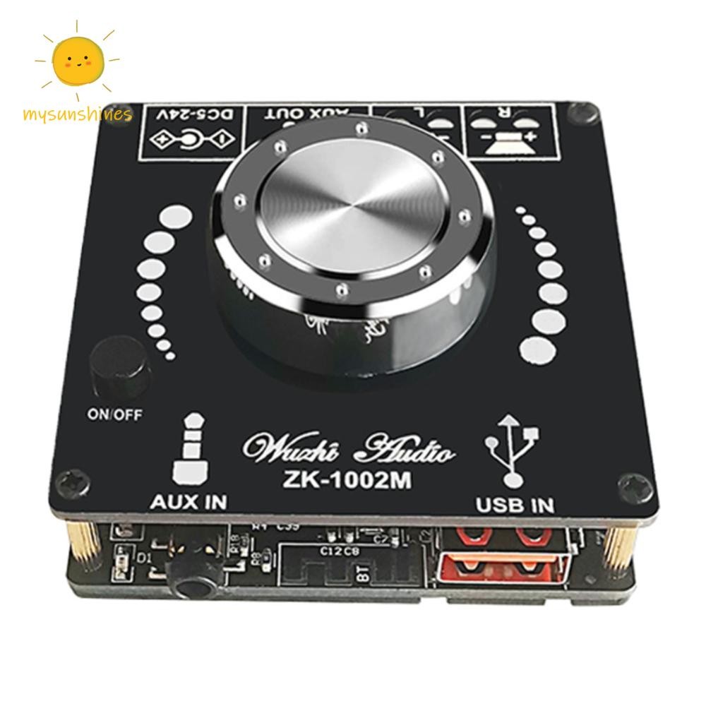 ☀MS ZK-1002M ลําโพงเครื่องขยายเสียงสเตอริโอบลูทูธ 5.0 Amp