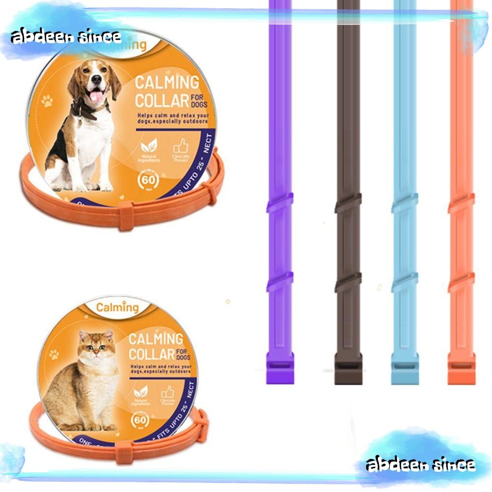 ABDEENSINCE สร้อยคอสุนัขแมว TPR Pacify ลดความเครียดแบบปรับได้