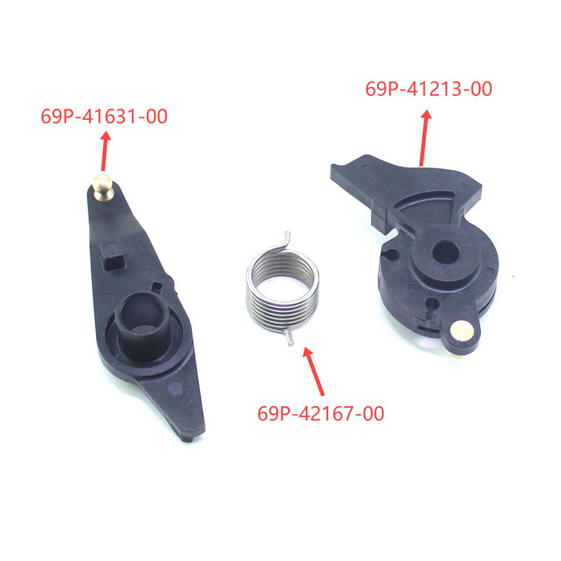 Yamaha 30hp คันเร่ง Cam Swing Rod แรงบิดฤดูใบไม้ผลิ 69P-41631 69P-42167-00 69P-41213