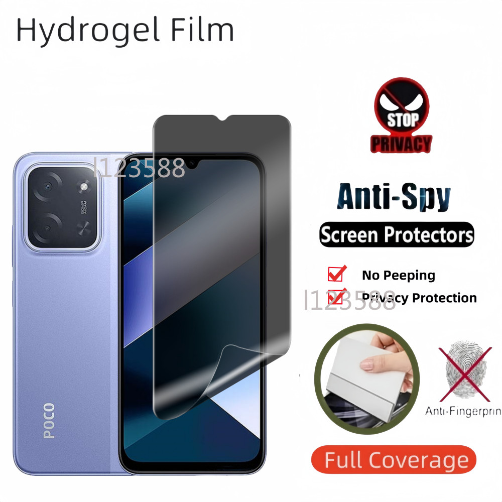 สําหรับ POCO C85 4G ความเป็นส่วนตัว Anti Spy ด้านหน้าสําหรับ Xiaomi Poco C85 PocoC85 4G 2025 Anti-Pr