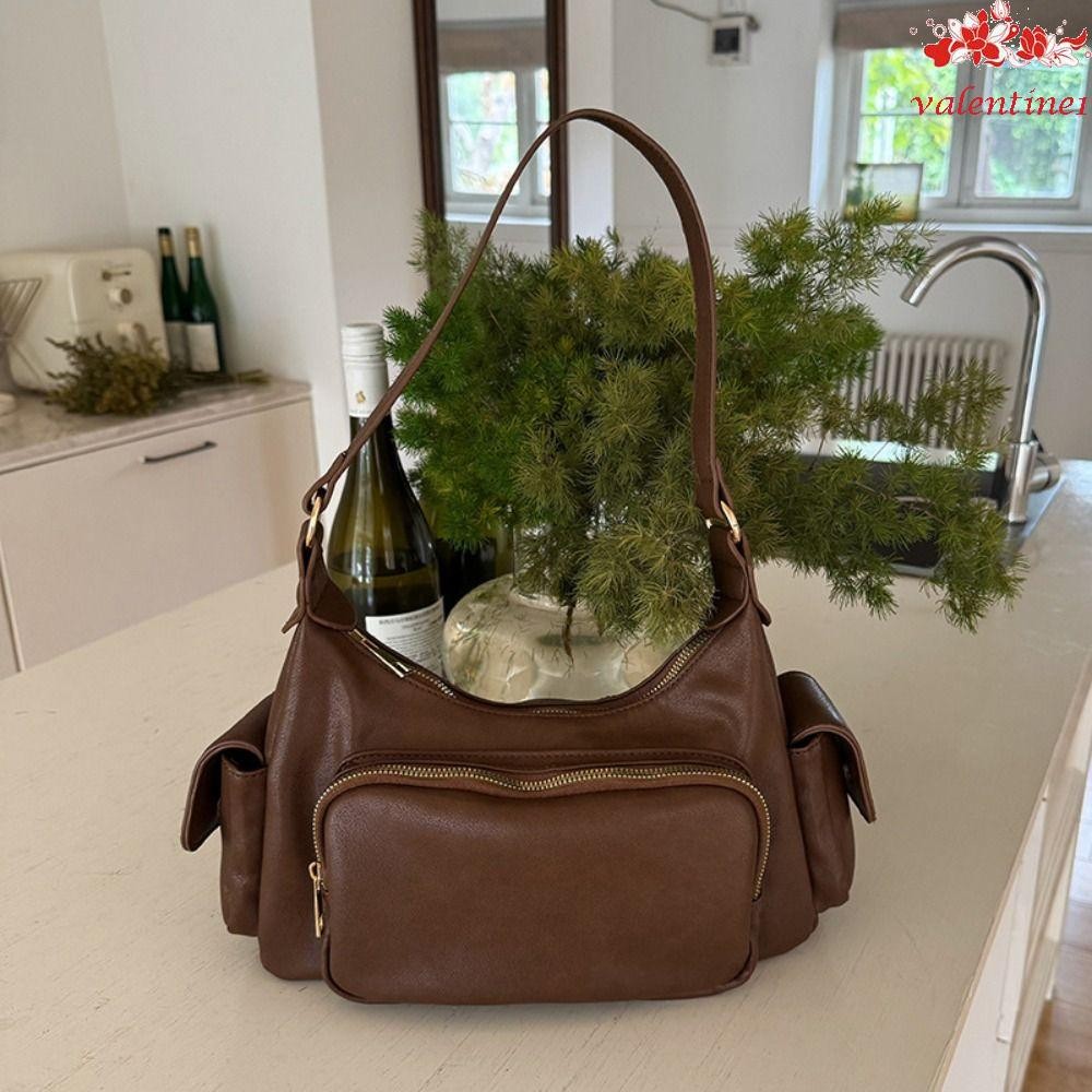 VALENTINE1 Hobo Bag, Spice Girl Fashion Retro Shoulder Bag, Portable Y2K Handbag Korean Vintage Unde