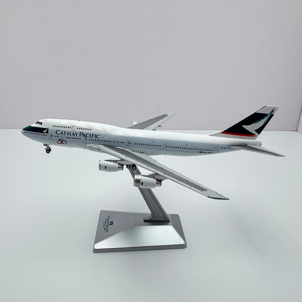 YY Wings 1/400 Cathay Pacific Airlines B747-300 VR-HON เครื่องบินโลหะเครื่องบินรุ่น